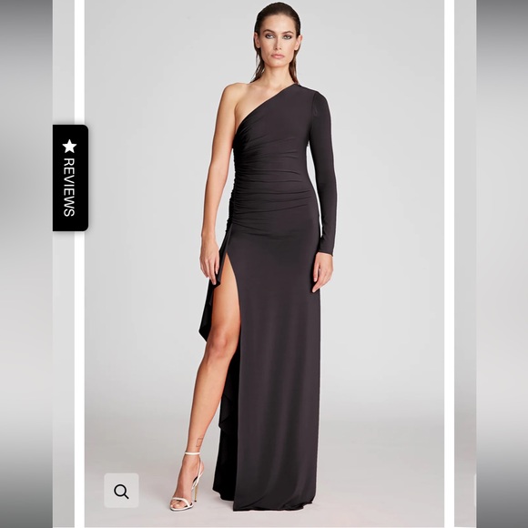 Halston Giana jersey gown - Picture 4 of 6